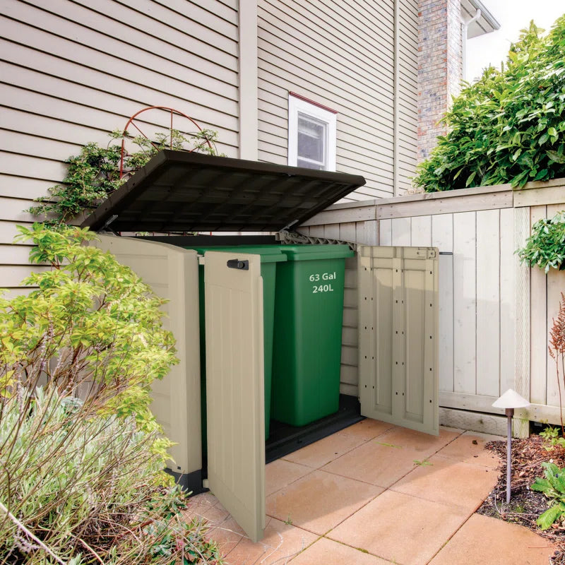 Store It Out Max 1200L Storage Shed - Beige / Brown