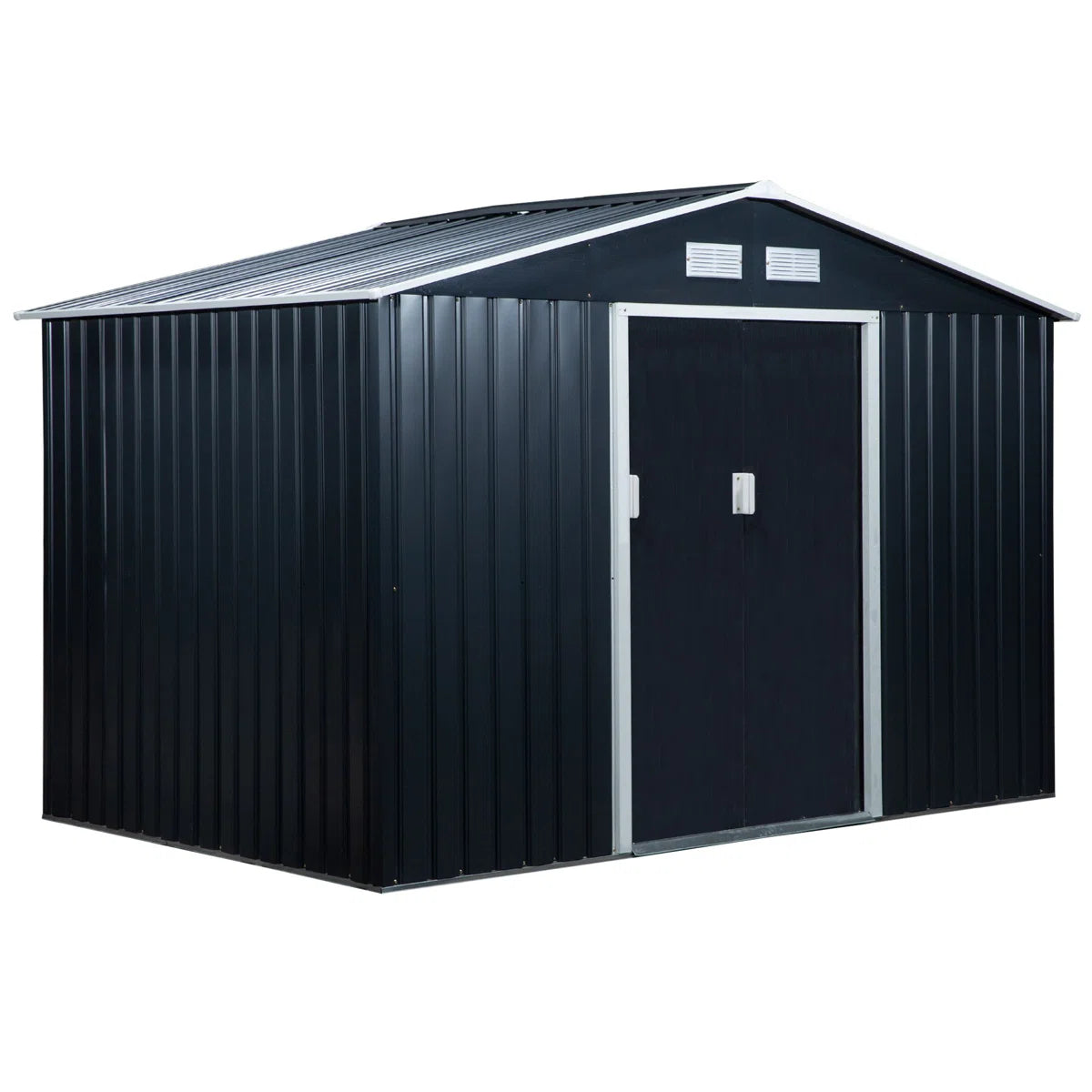 9 Ft. W X 6 Ft. D Metal Garden Shed